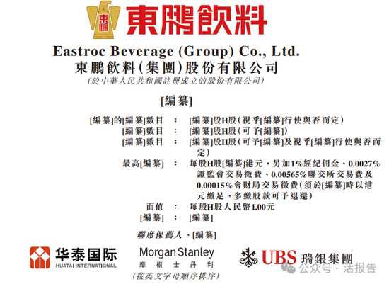 连续四年蝉联第一，「东鹏饮料」正式递表，净利年复合增长51.96%