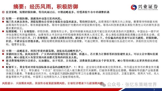 兴证港股策略：经历风雨，积极防御