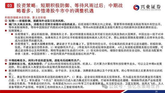 兴证港股策略：经历风雨，积极防御