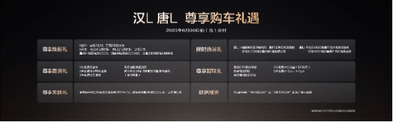 比亚迪划时代旗舰汉L唐L震撼上市，售价20.98万~28.98万元